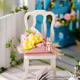 Colección Rincón de la felicidad, Esquina del jardín. Maqueta 3D realista con gran detalle y luces led.