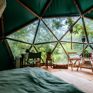 Sac isotherme glacière vert foncé, GLAMPING