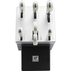 Bloc de couteaux, Sharpblock, 7 pcs, Pro Le Blanc