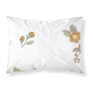 Taie d’oreiller 100 % coton 80 fils Aldaia