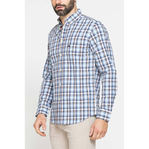 CAMICIA BUTTON-DOWN CON MANICA LUNGA E TASCHINO