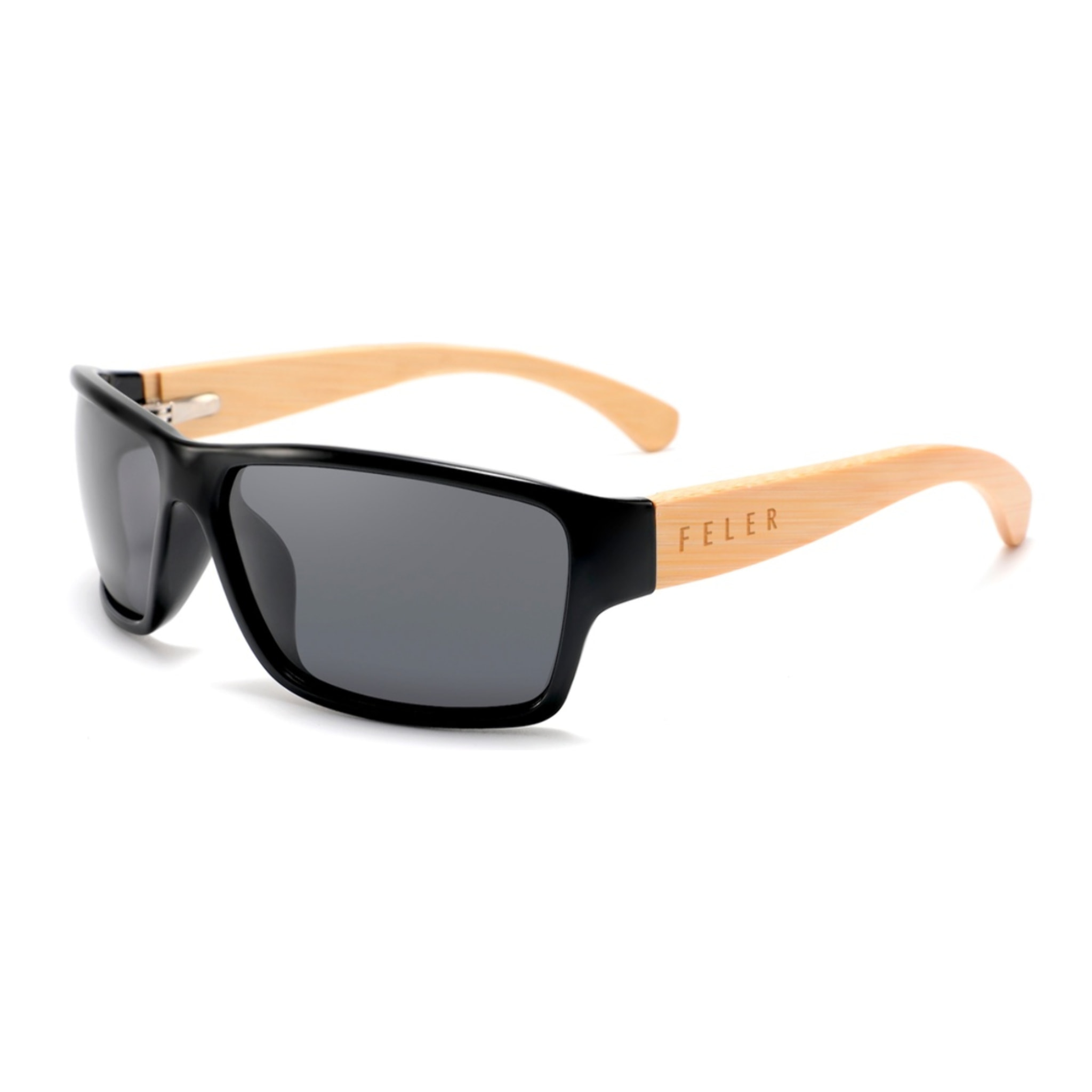 Gafas de Sol Feler 1059-1 Polarizadas de Madera Unisex 60 mm