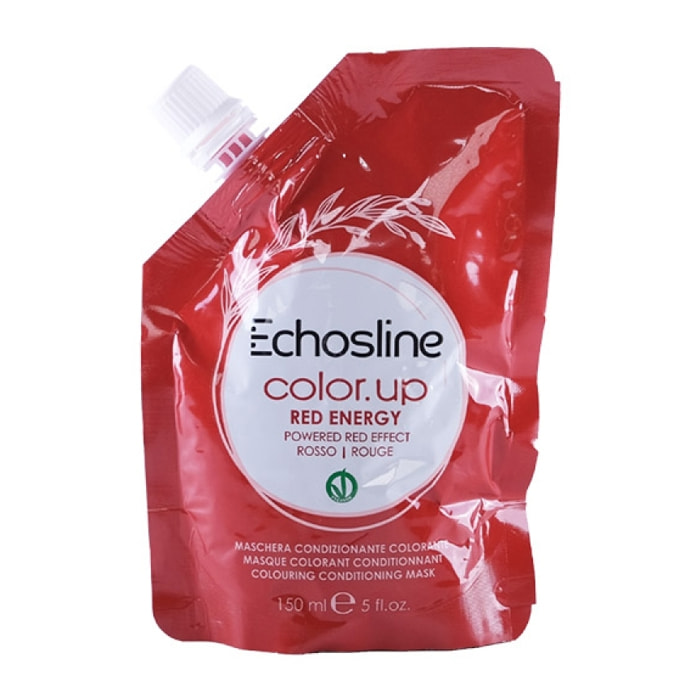 ECHOSLINE Color Up Vegan Maschera Condizionante Colorante Rosso 150ml