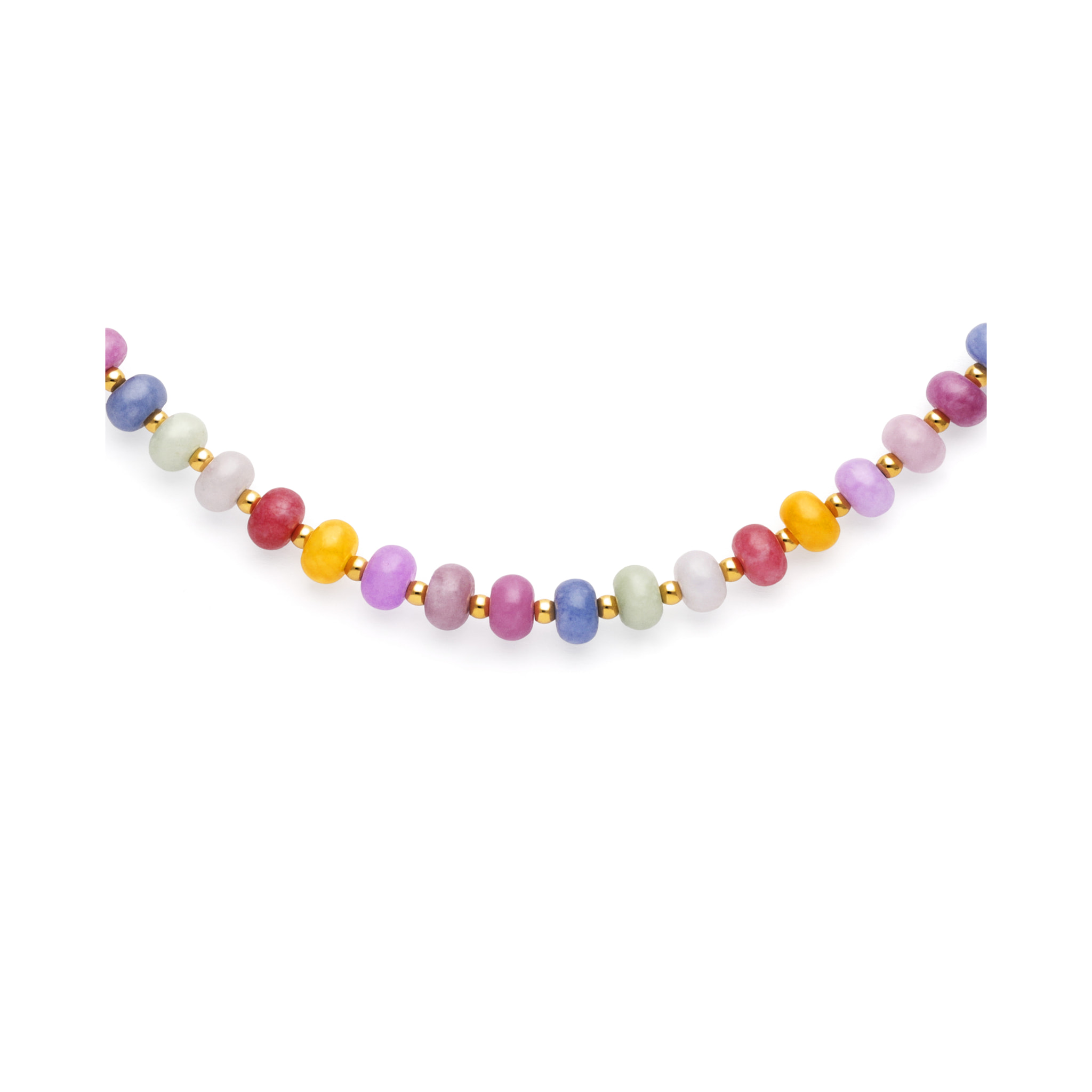 Collana Bali Stones Acciao Placcato Oro