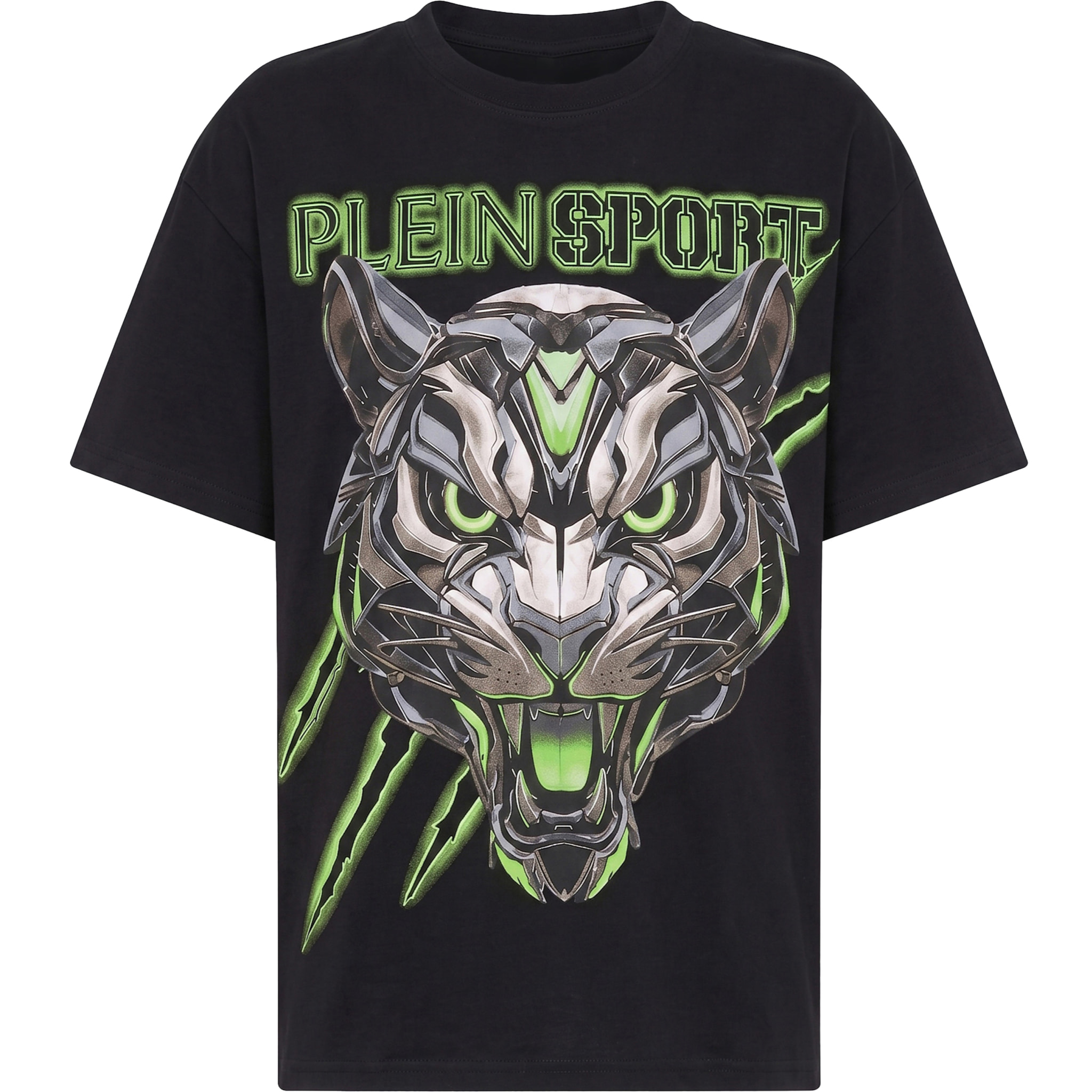 PLEIN SPORT Camiseta de cuello redondo y manga corta TIGER