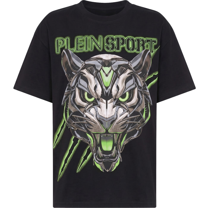PLEIN SPORT Camiseta de cuello redondo y manga corta TIGER