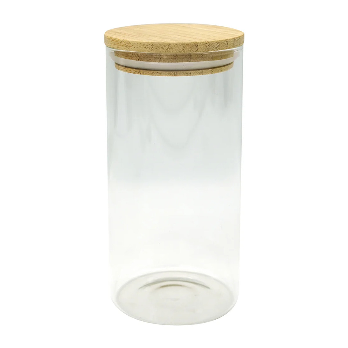 Boîte de conservation en verre 1,5L avec couvercle en Bambou Fackelmann Nature