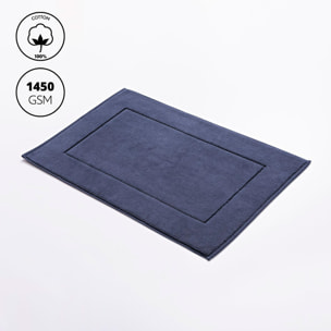 Alfombrilla de baño 50x80cm 100% algodón 1450gsm navy scalpers home