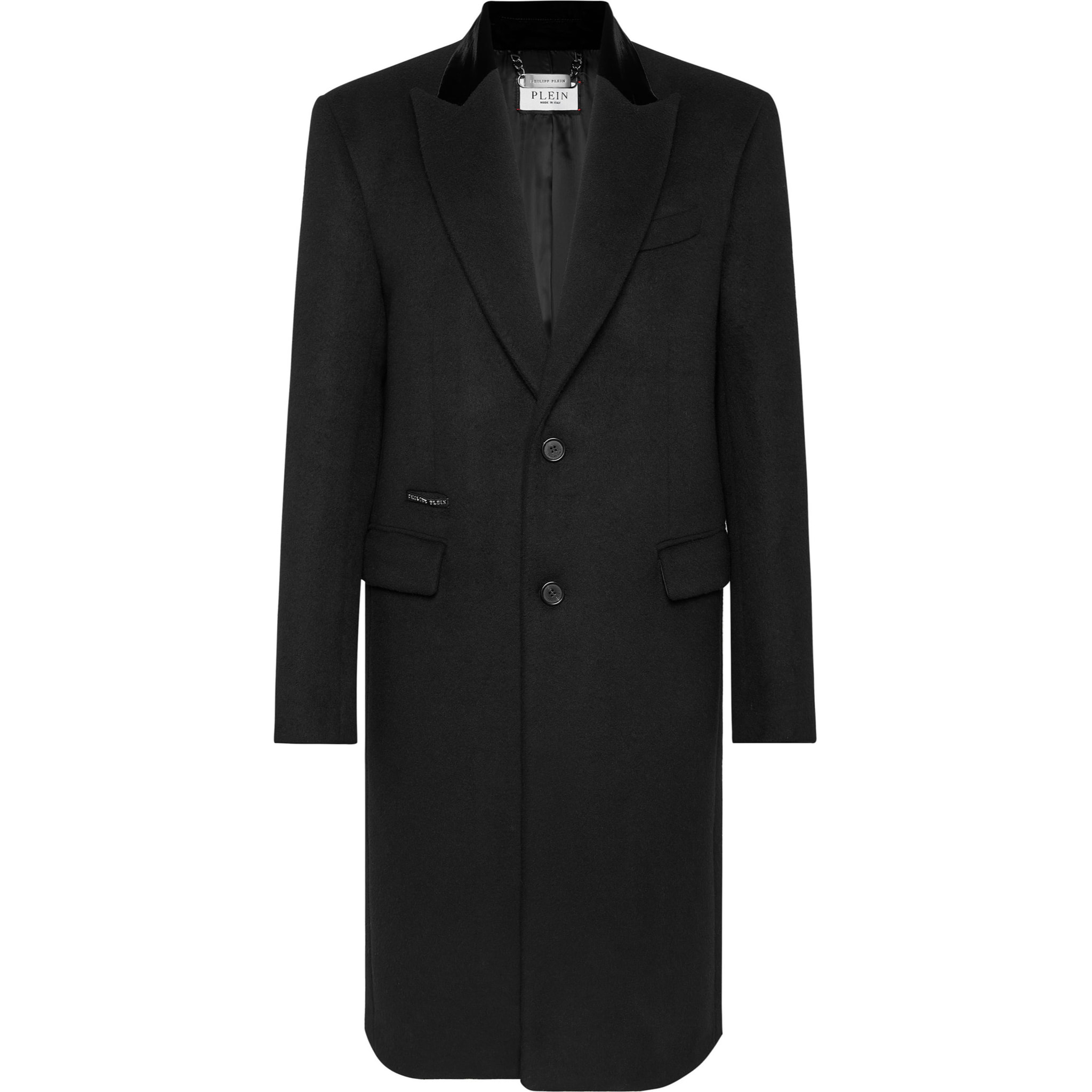 PHILIPP PLEIN COAT LONG SKULL&BONES