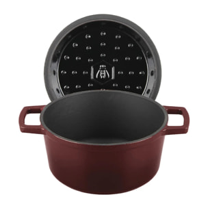 Cocotte ronde en fonte émaillée