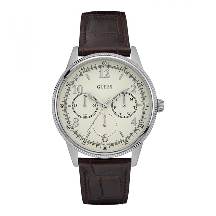 Reloj Guess W0863G1 Hombre Analogico Cuarzo con Correa de Pu & leather strap