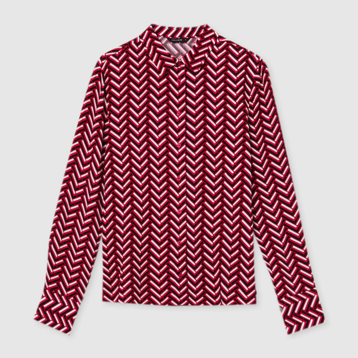 Camicia fantasia chevron