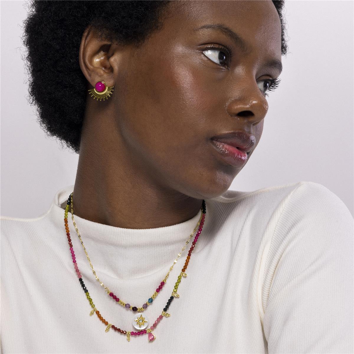 Collar Lux by Lux acabado oro 18k