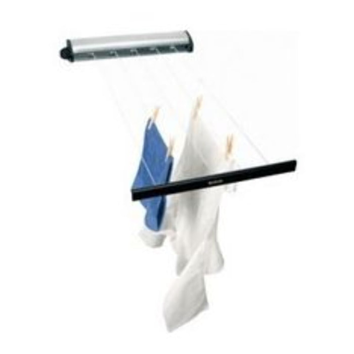 Etendoir à linge BRABANTIA Enrouleur de cordes à linge 22 mètres