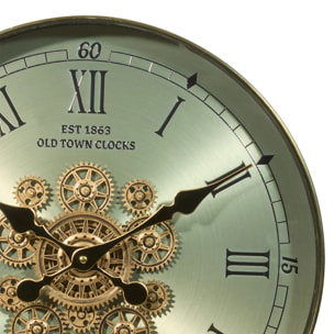 Horloge Michel D45cm vert