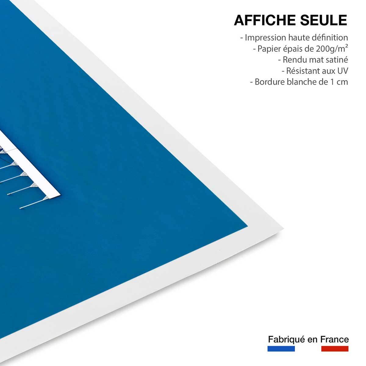 Poster deco mer embarcadère Affiche seule