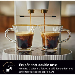 Cafetière à dosette PHILIPS LM9012/08 L'Or Barista Alessi Blanche, 19 bars