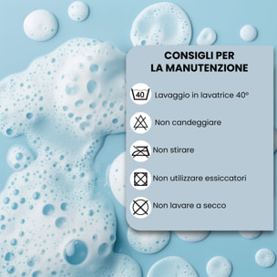 TOPPER PLUS TRAPUNTATO CON ELASTICI - Made in Italy