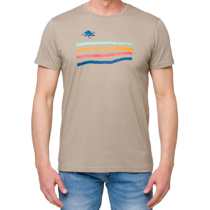 T-shirt SUMATRAS 100% cotone Khaki