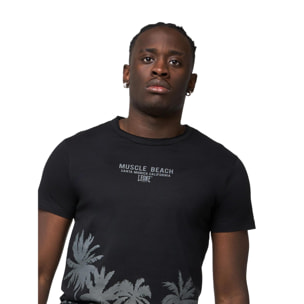 Camiseta Leone Beach de manga corta estampada