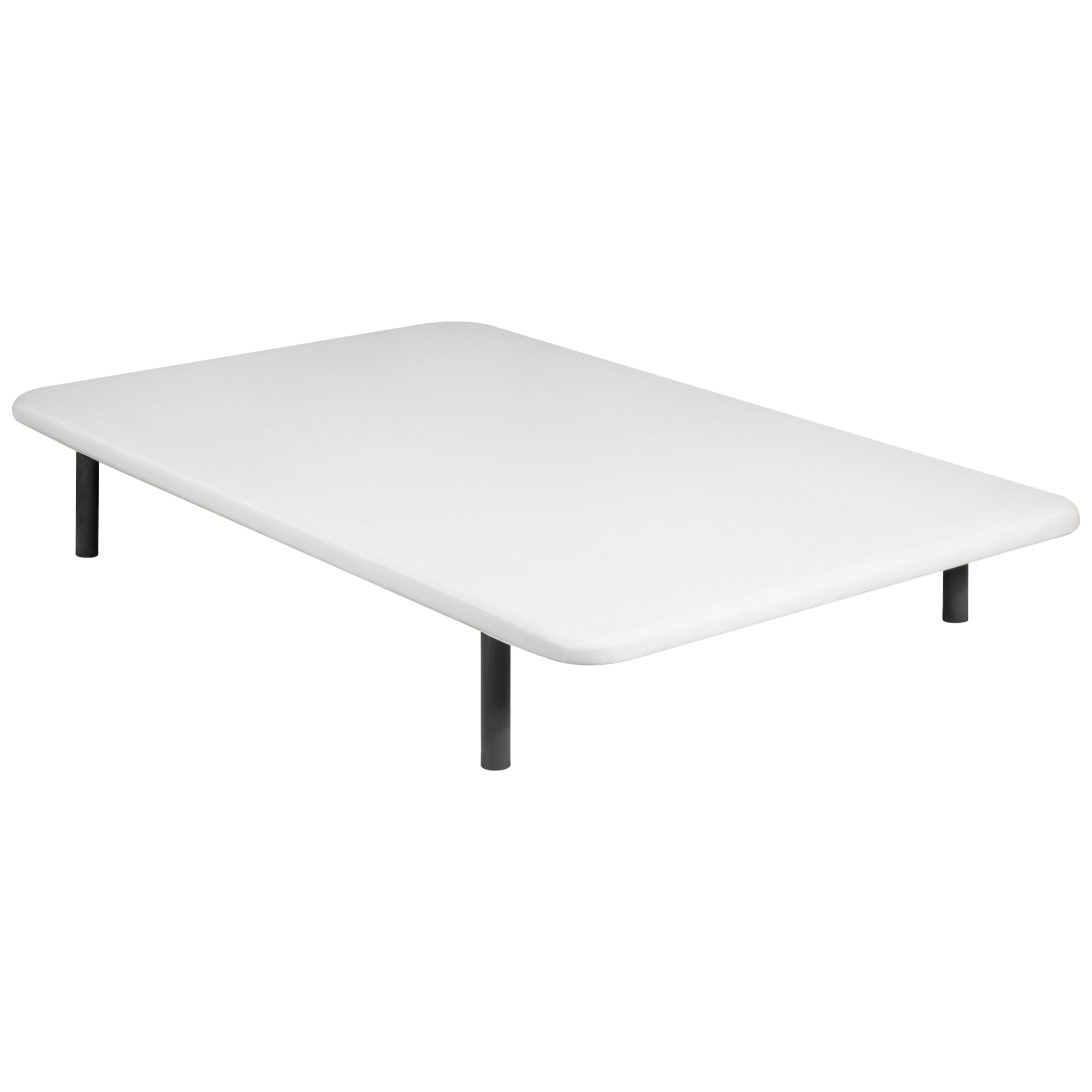 Base Tapizada Blanca Reforzada Tejido 3D Transpirable con 4 Patas, Montaje Incluido, 3 Años de Garantía · ROYAL SLEEP