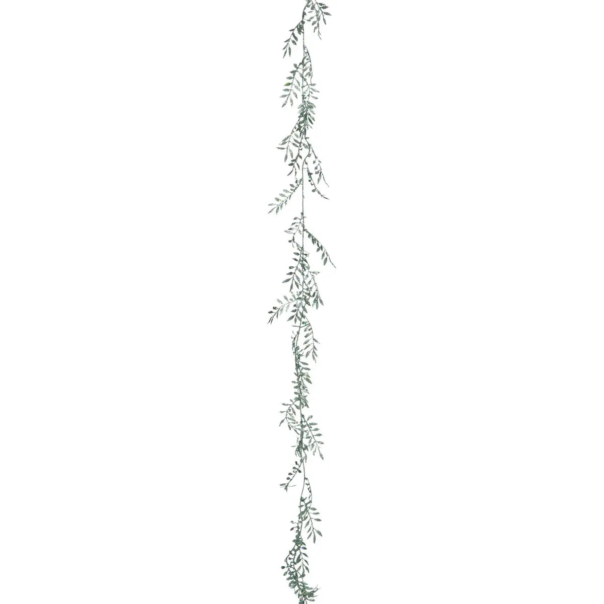 Guirlande feuilles 1,80 m plastique vert