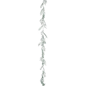 Guirlande feuilles 1,80 m plastique vert
