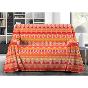 Telo Arredo Multiuso Copritutto 100% Cotone Incas Arancio