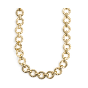 Collar Nakye acabado oro amarillo 18k