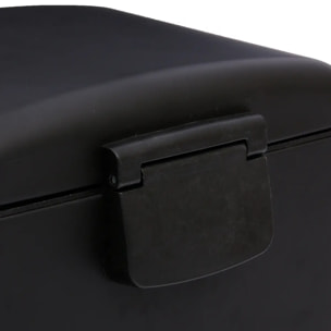 Poubelle à pédale métal 30L "Ariane" noir