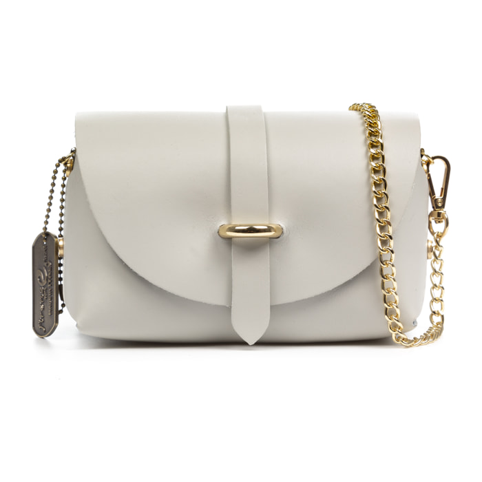 Aurora Borsa a tracolla Donna. Pelle autentica Ruga