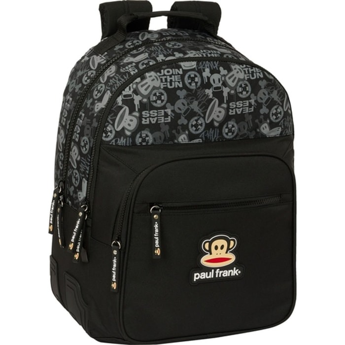 Mochila doble adapt.carro paul frank "join the fun"