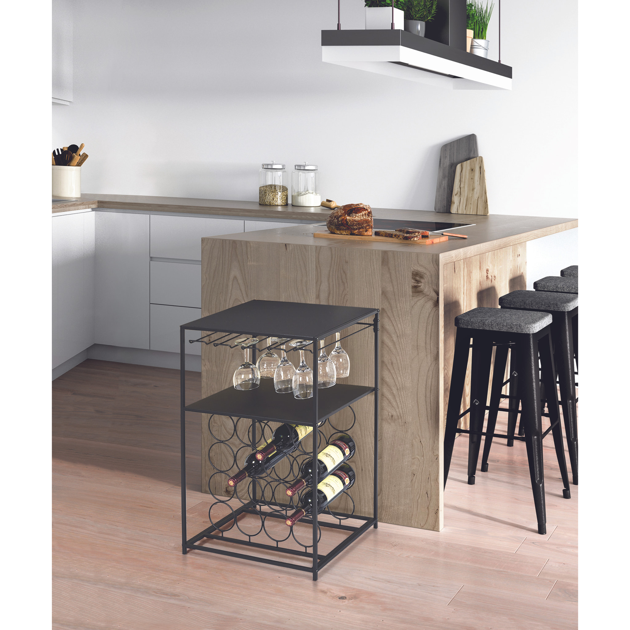Desserte Metal Porte Bouteille
