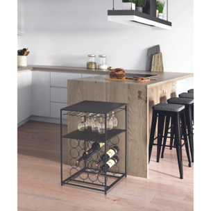 Desserte Metal Porte Bouteille