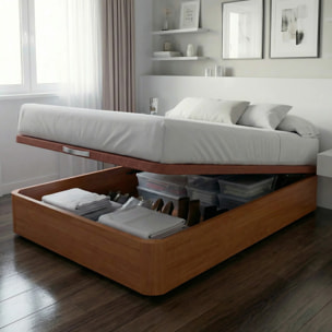 Canapé Madera Alta Resistencia Cerezo Altura 35 cm