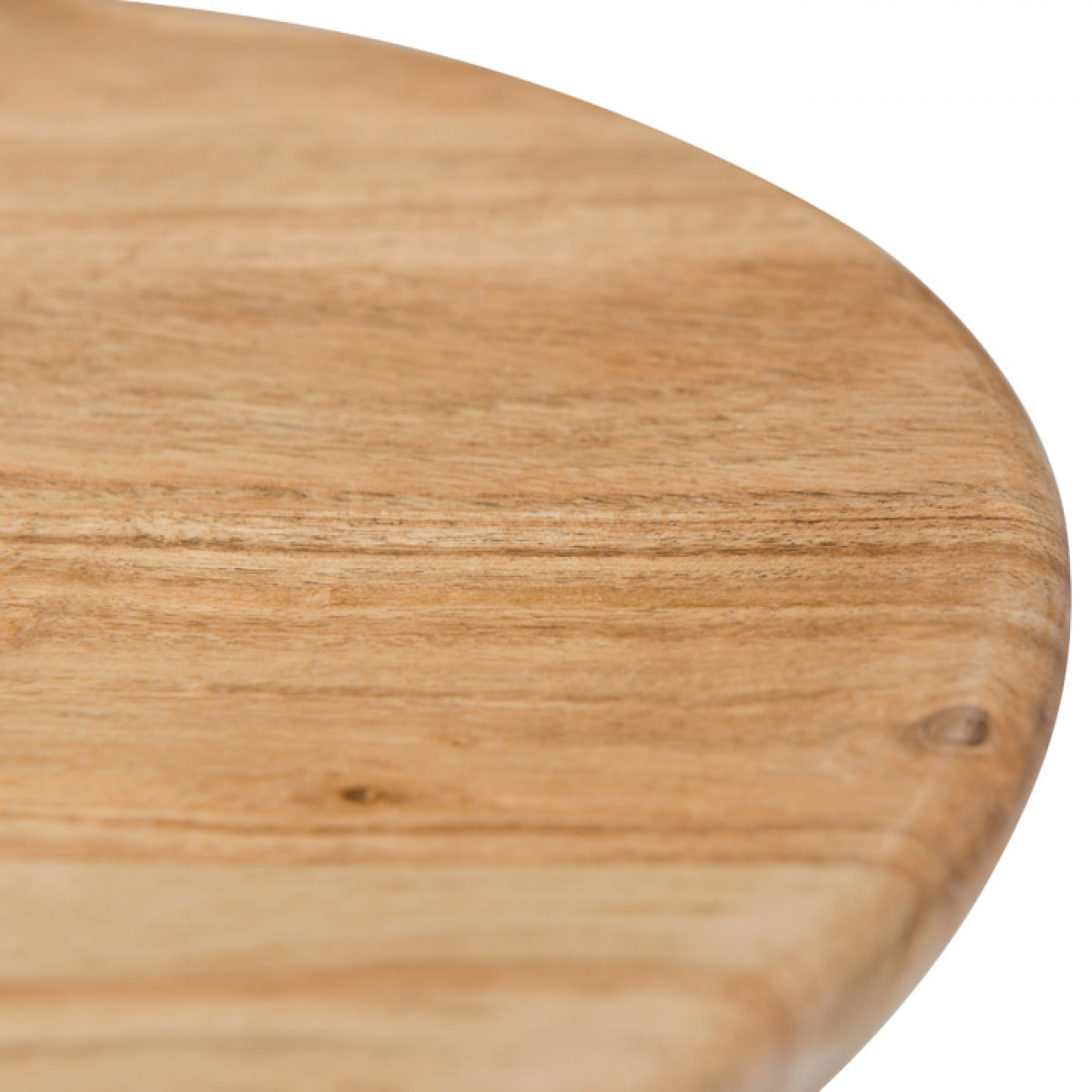 Tabouret rond en bois d'acacia - Modasa