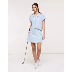 Camisa Manga Corta Azul Celeste - Nerini