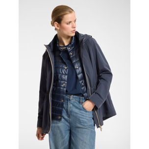Elena Mirò - Parka corta desmontable - Azul