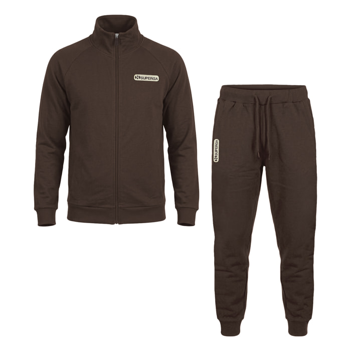 Tuta Uomo SUPERGA Cotone Leggero Primavera Full Zip