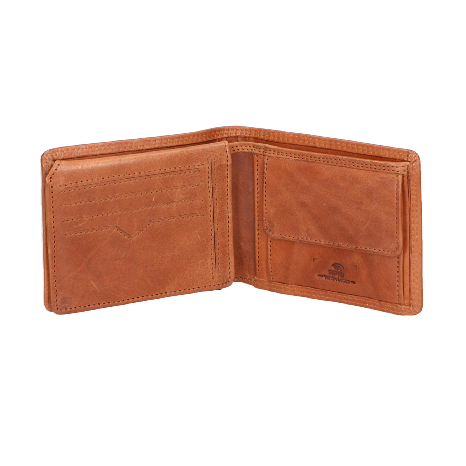 portafoglio unisex In Vera pelle Made in India 13x10x2 cm