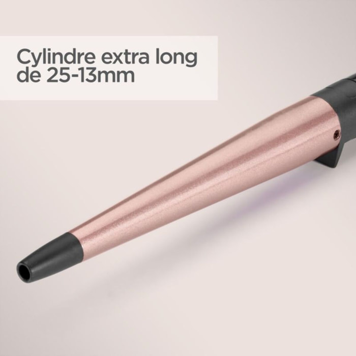 Fer à boucler BABYLISS Conical Wand C454E
