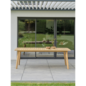 LISO - Table de jardin 8 places - Acacia