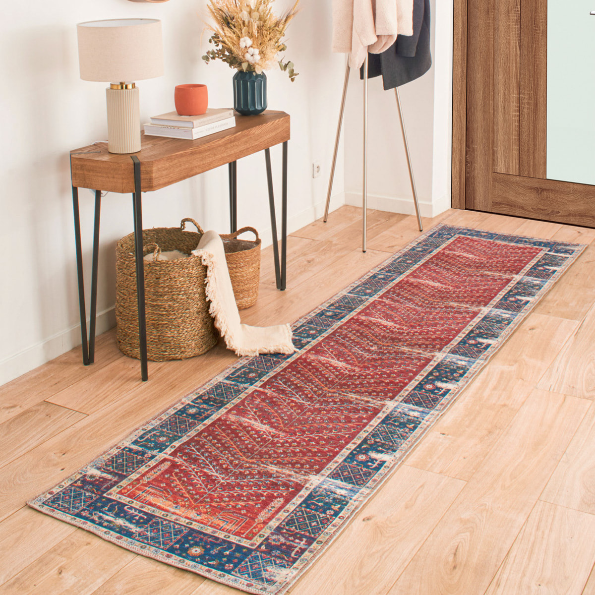Radom - vintage lavable en machine, rouge