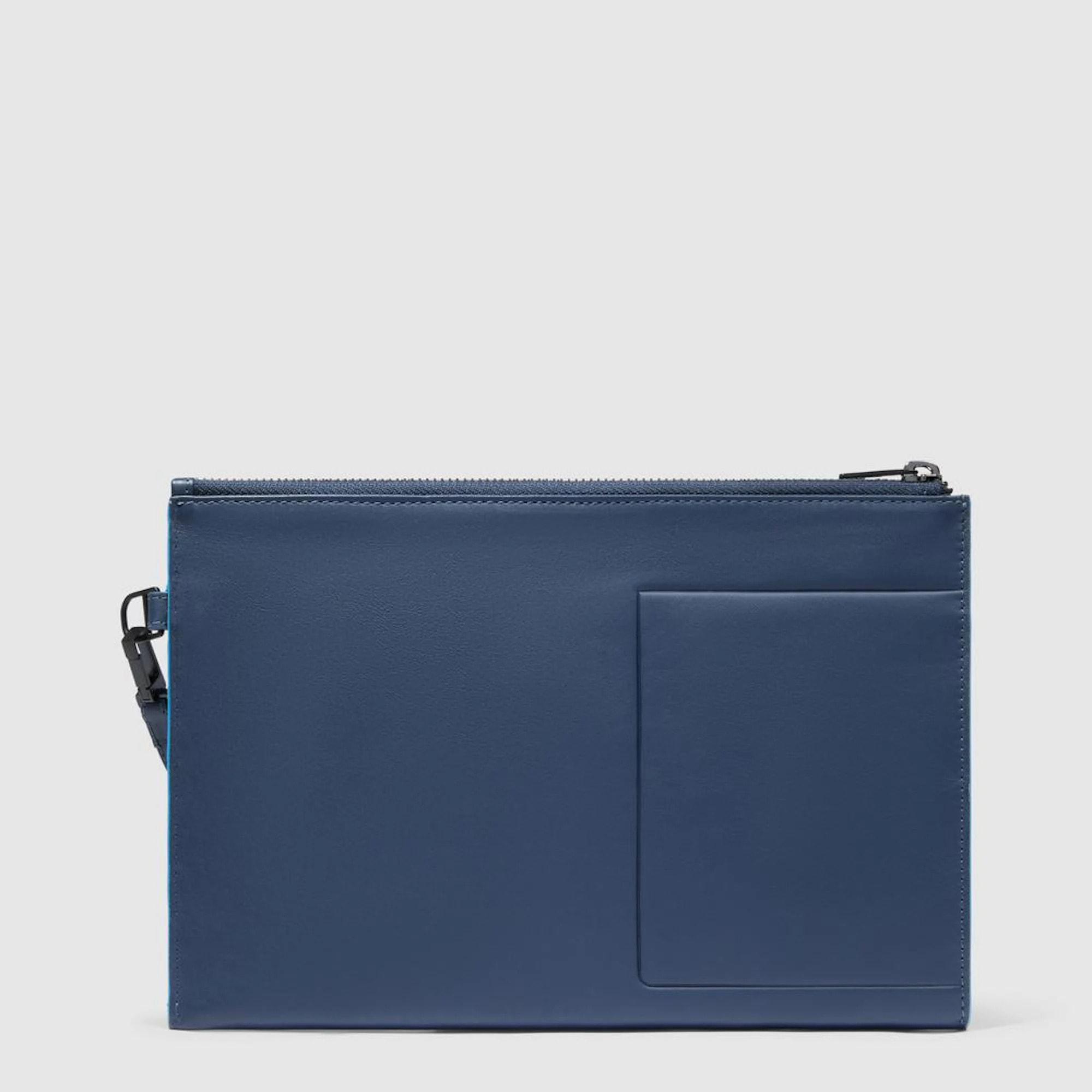 Piquadro Pochette porta iPad®mini in pelle con polsiera rimovibile