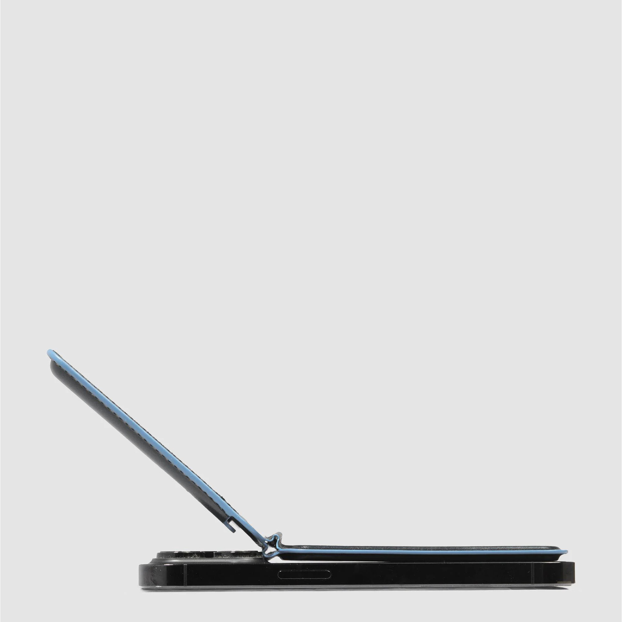 Piquadro Portefeuille MagSafe en cuir avec traqueur rechargeable