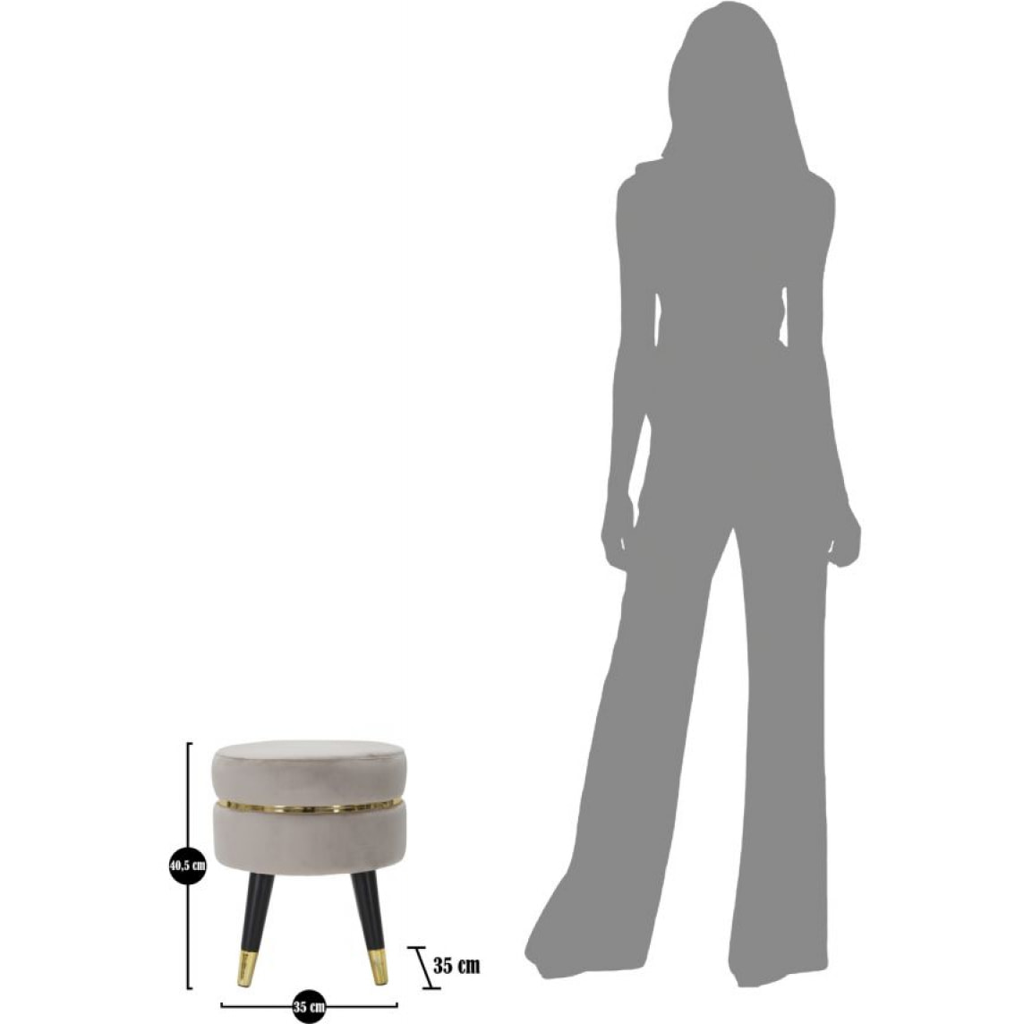 SGABELLO PARIS  CHARME1921 MULTICOLORE