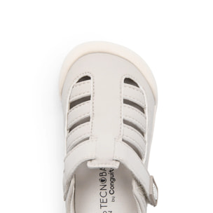 Sandali per bambini Respectable a punta chiusa, colore beige