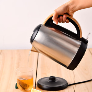 Hervidor Eléctrico de 1,7L 2200W en acero inoxidable