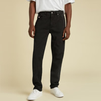 GUESS Originals - Jeans - coupe slim - coton - logo - noir