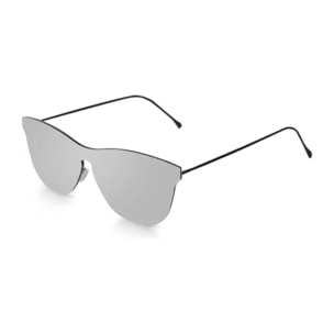 Gafas de sol PALO ALTO ARLES - Plana espacial revo plata / Gris espacial y patillas de metal dorado